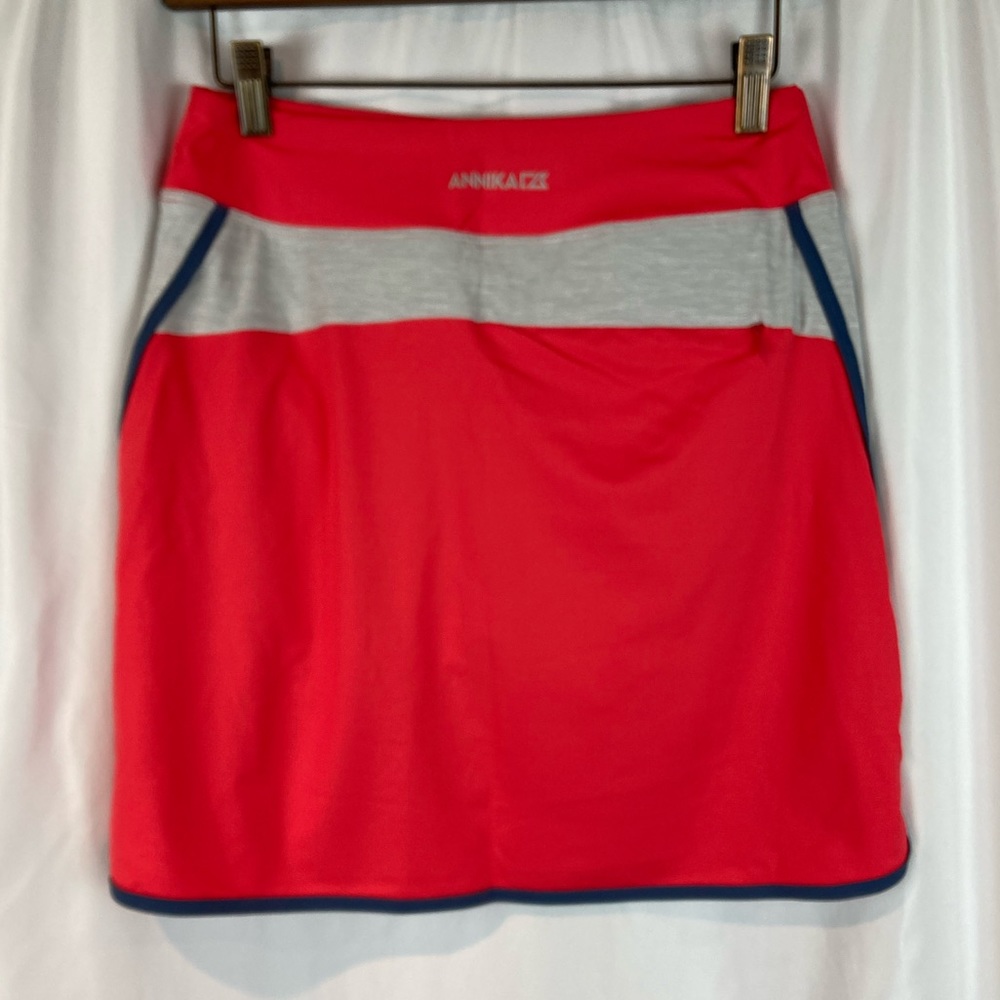 NWT Annika Golf Skort Coral/Purple/Grey size XS - Picture 5 of 6